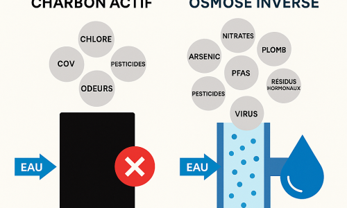 Filtration de l’eau du robinet : charbon actif vs osmose inverse